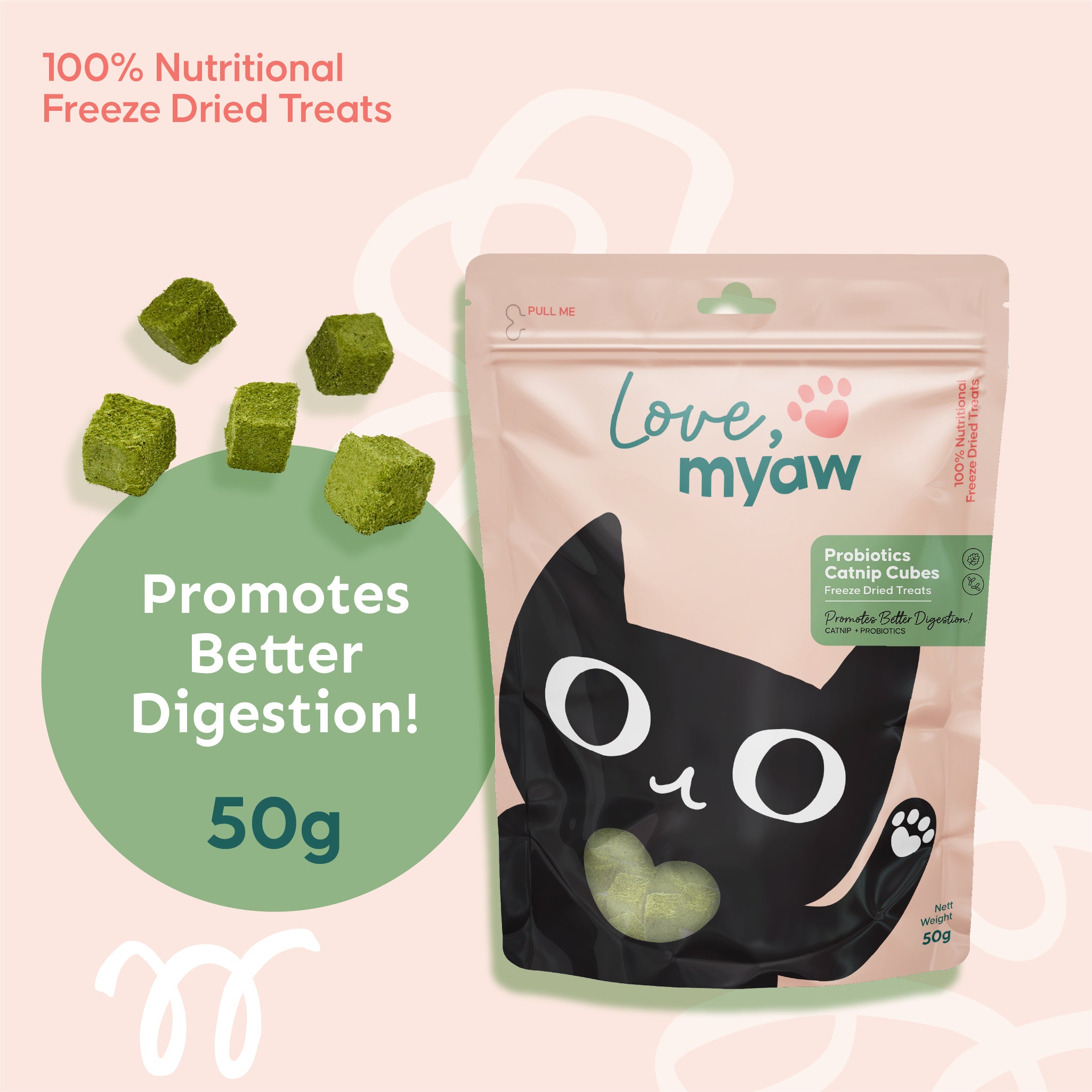 Probiotics Catnip Cubes